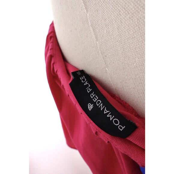 Tuckernuck Pomander Place Florencia One Shoulder Pink Maxi Dress Ruffle XS NWOT - Picture 10 of 12